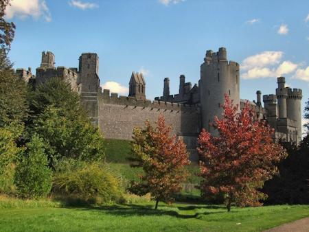 Arundel Castle and gardens