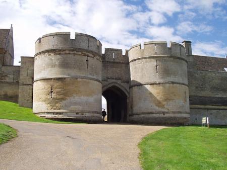Entrance to Rockingham Castle