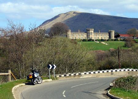 Dungiven Castle and Benbradagh Mountain
