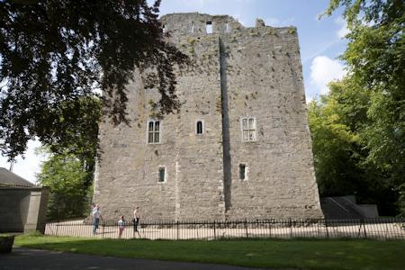 The keep at Maynooth Castle