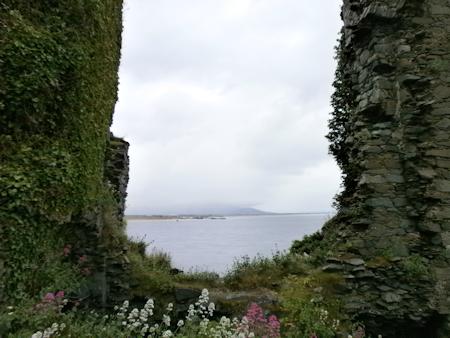 Looking on to Lough Foyle from the castle