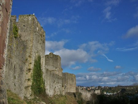 The southern walls 